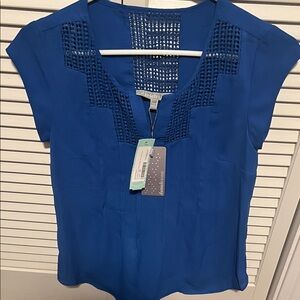 Daniel Rainn Royal Blue Blouse